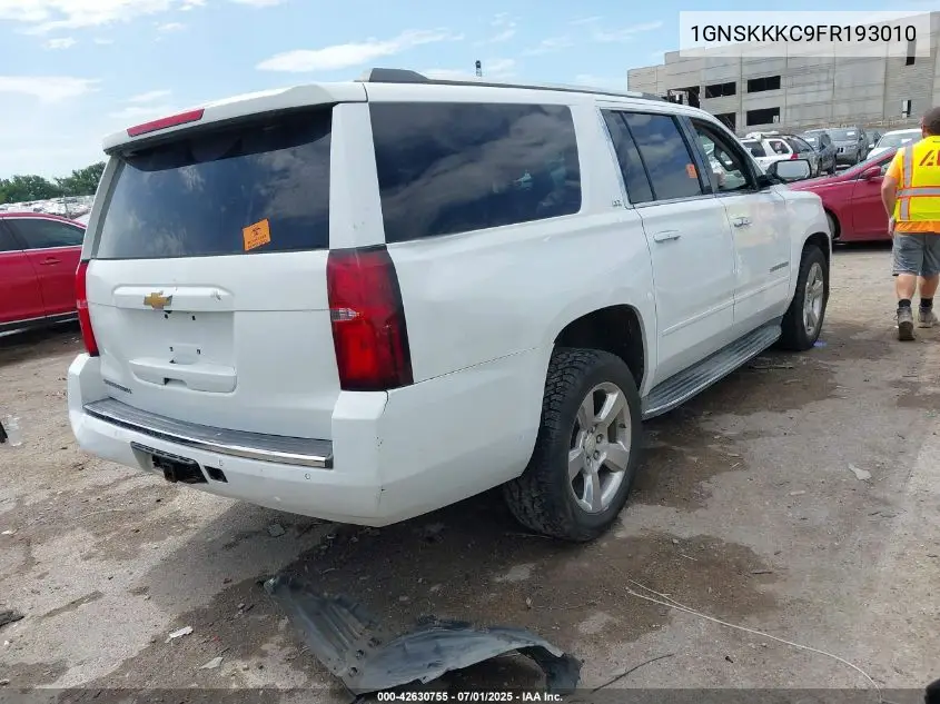 2015 Chevrolet Suburban Ltz VIN: 1GNSKKKC9FR193010 Lot: 42630755