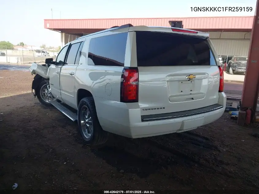 2015 Chevrolet Suburban Ltz VIN: 1GNSKKKC1FR259159 Lot: 42642179