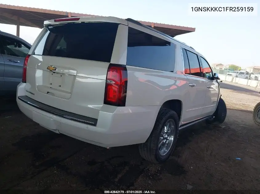 2015 Chevrolet Suburban Ltz VIN: 1GNSKKKC1FR259159 Lot: 42642179