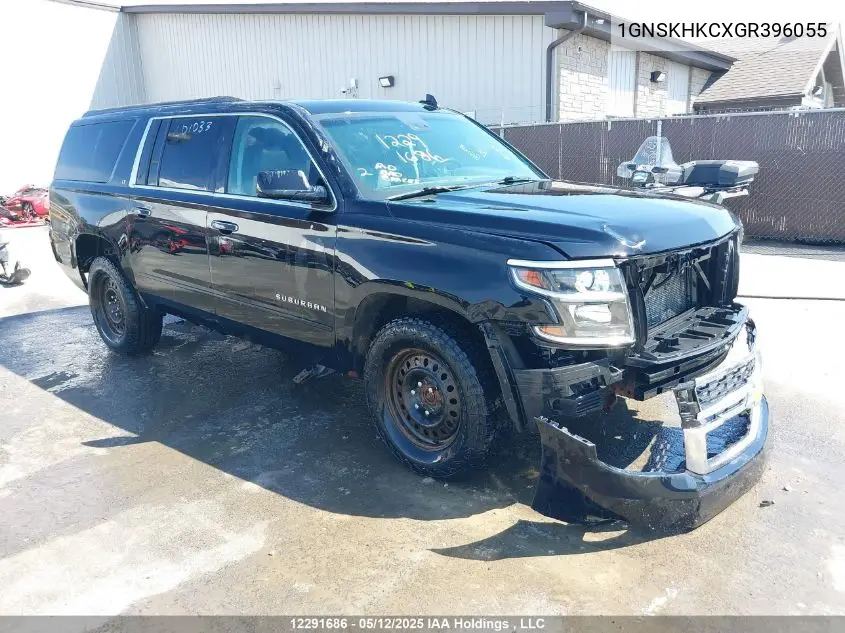 2016 Chevrolet Suburban Lt VIN: 1GNSKHKCXGR396055 Lot: 12291686