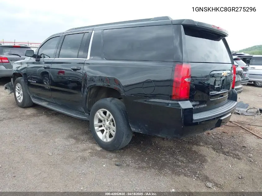 2016 Chevrolet Suburban Lt VIN: 1GNSKHKC8GR275296 Lot: 42052630