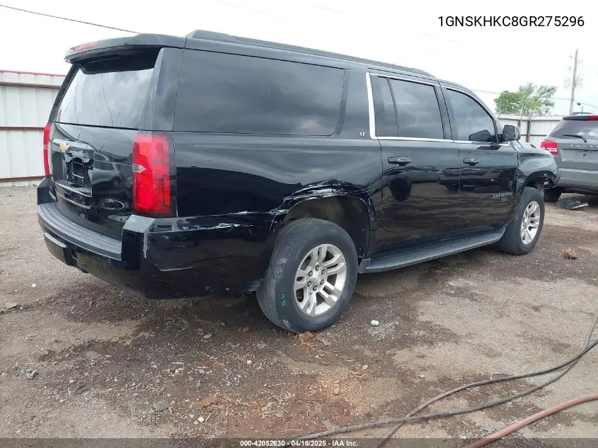 2016 Chevrolet Suburban Lt VIN: 1GNSKHKC8GR275296 Lot: 42052630