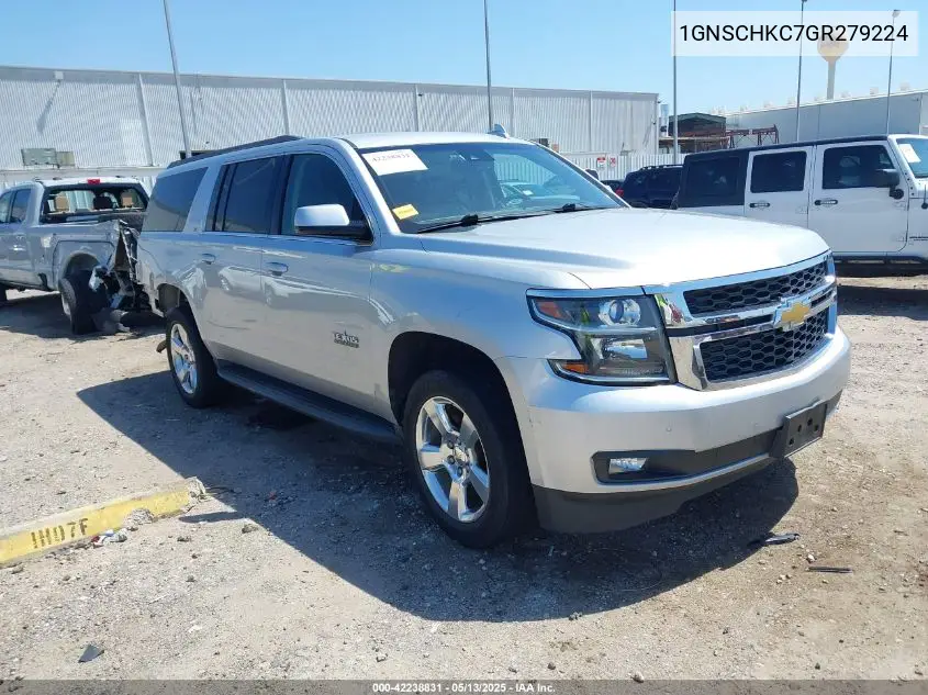 2016 Chevrolet Suburban Lt VIN: 1GNSCHKC7GR279224 Lot: 42238831