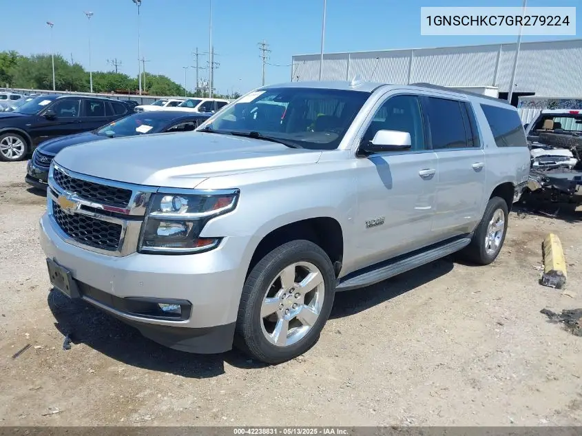 2016 Chevrolet Suburban Lt VIN: 1GNSCHKC7GR279224 Lot: 42238831