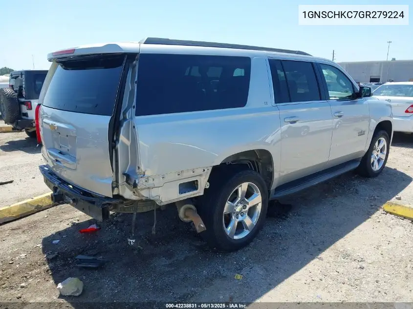 2016 Chevrolet Suburban Lt VIN: 1GNSCHKC7GR279224 Lot: 42238831