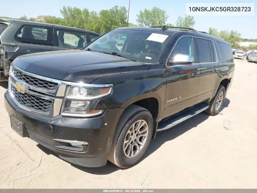 2016 Chevrolet Suburban Ltz VIN: 1GNSKJKC5GR328723 Lot: 42253610