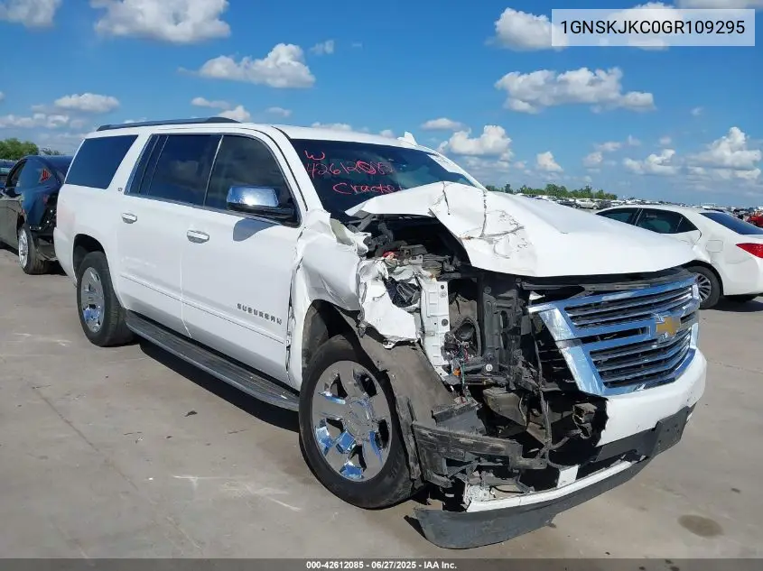 2016 Chevrolet Suburban Ltz VIN: 1GNSKJKC0GR109295 Lot: 42612085