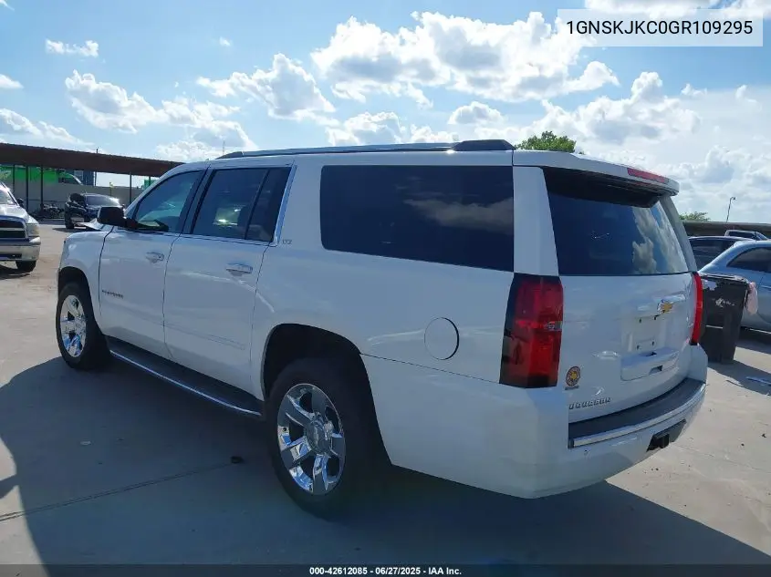 2016 Chevrolet Suburban Ltz VIN: 1GNSKJKC0GR109295 Lot: 42612085