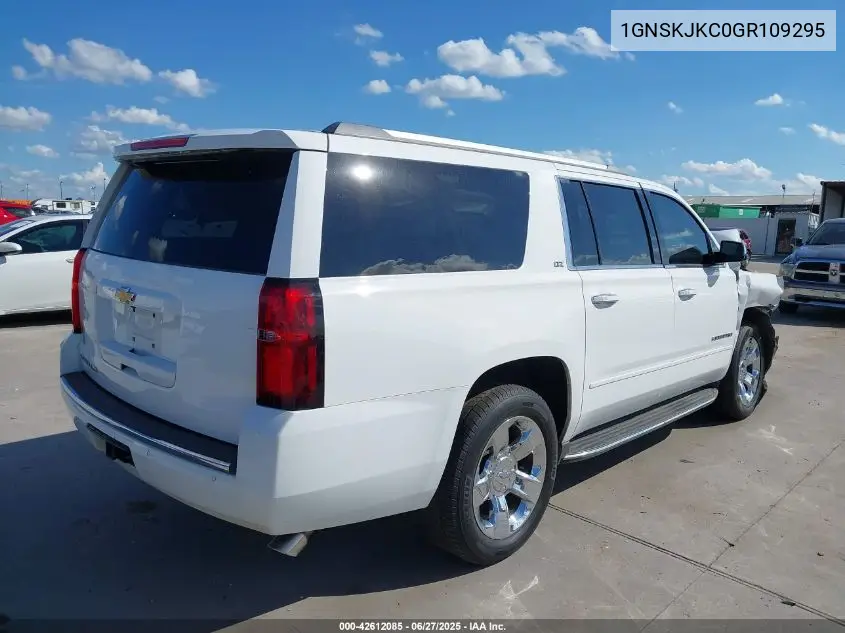 2016 Chevrolet Suburban Ltz VIN: 1GNSKJKC0GR109295 Lot: 42612085