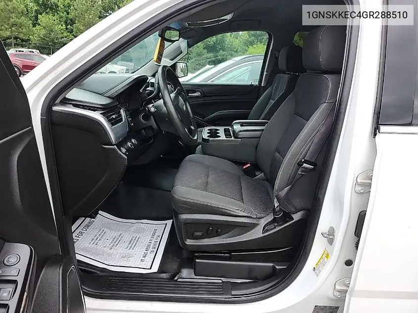 2016 Chevrolet Suburban K1500 VIN: 1GNSKKEC4GR288510 Lot: 42634883
