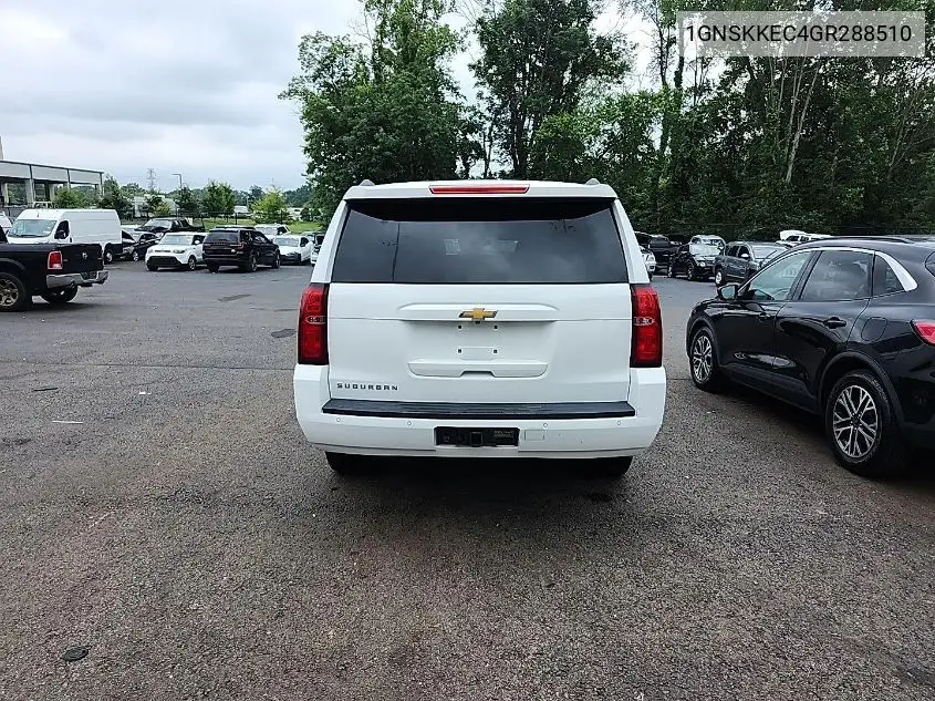 2016 Chevrolet Suburban K1500 VIN: 1GNSKKEC4GR288510 Lot: 42634883