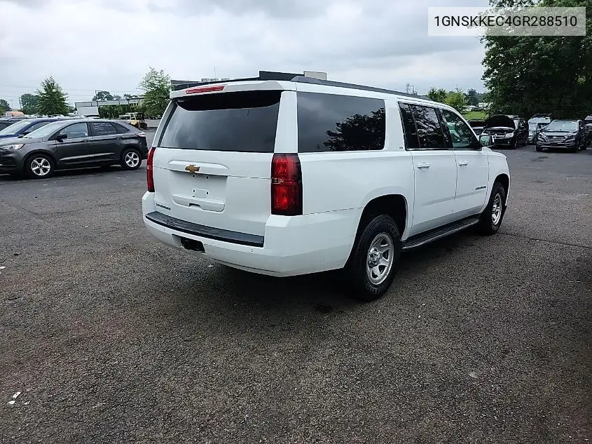 2016 Chevrolet Suburban K1500 VIN: 1GNSKKEC4GR288510 Lot: 42634883
