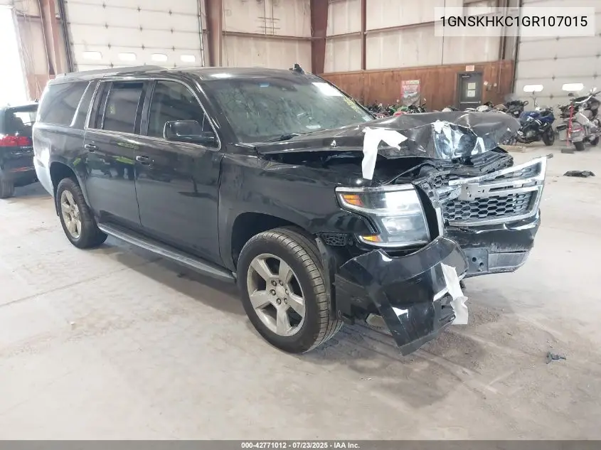 2016 Chevrolet Suburban Lt VIN: 1GNSKHKC1GR107015 Lot: 42771012