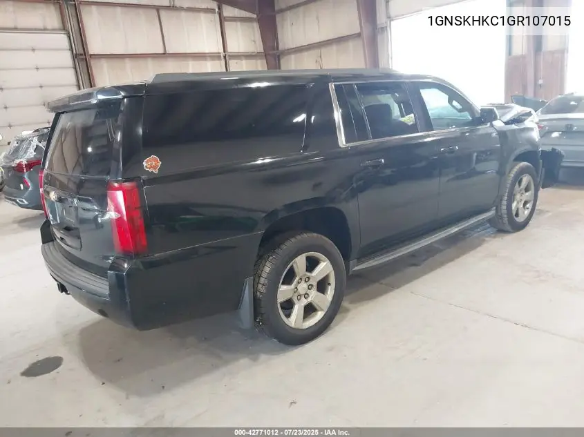 2016 Chevrolet Suburban Lt VIN: 1GNSKHKC1GR107015 Lot: 42771012