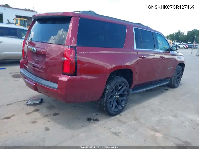 2016 Chevrolet Suburban Lt VIN: 1GNSKHKC7GR427469 Lot: 42775875