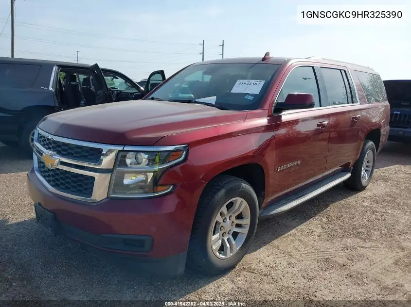 2017 Chevrolet Suburban Ls VIN: 1GNSCGKC9HR325390 Lot: 41942382