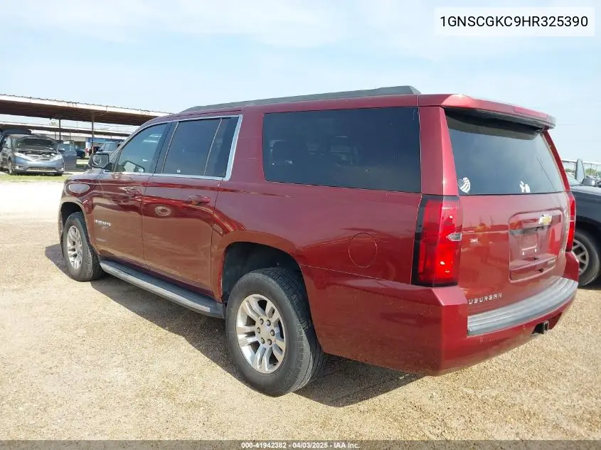 2017 Chevrolet Suburban Ls VIN: 1GNSCGKC9HR325390 Lot: 41942382