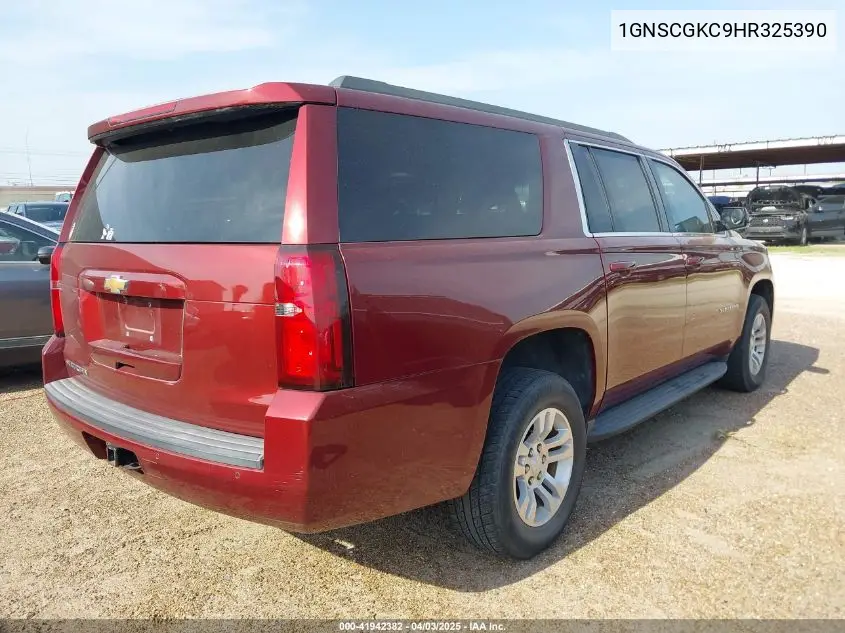2017 Chevrolet Suburban Ls VIN: 1GNSCGKC9HR325390 Lot: 41942382