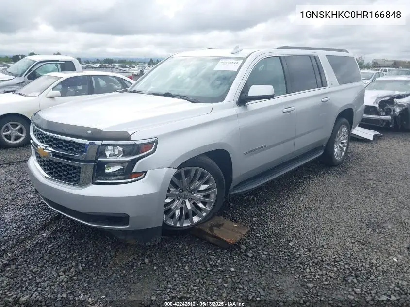 2017 Chevrolet Suburban Lt VIN: 1GNSKHKC0HR166848 Lot: 42242512