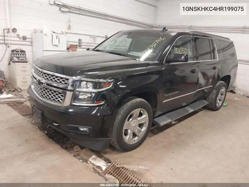 2017 Chevrolet Suburban Lt VIN: 1GNSKHKC4HR199075 Lot: 42632756