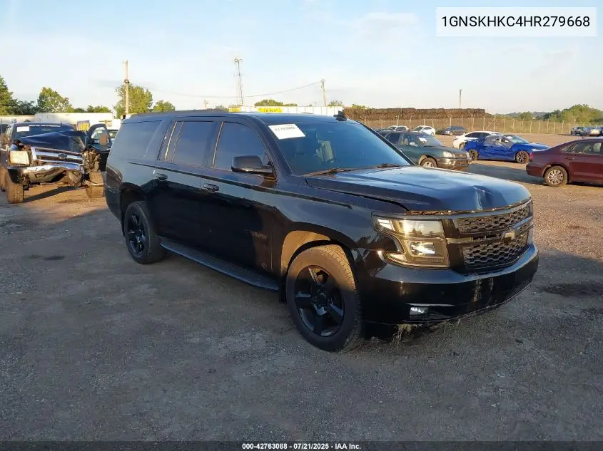 2017 Chevrolet Suburban Lt VIN: 1GNSKHKC4HR279668 Lot: 42763088