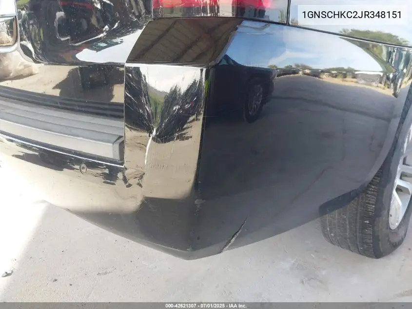 2018 Chevrolet Suburban Lt VIN: 1GNSCHKC2JR348151 Lot: 42621307