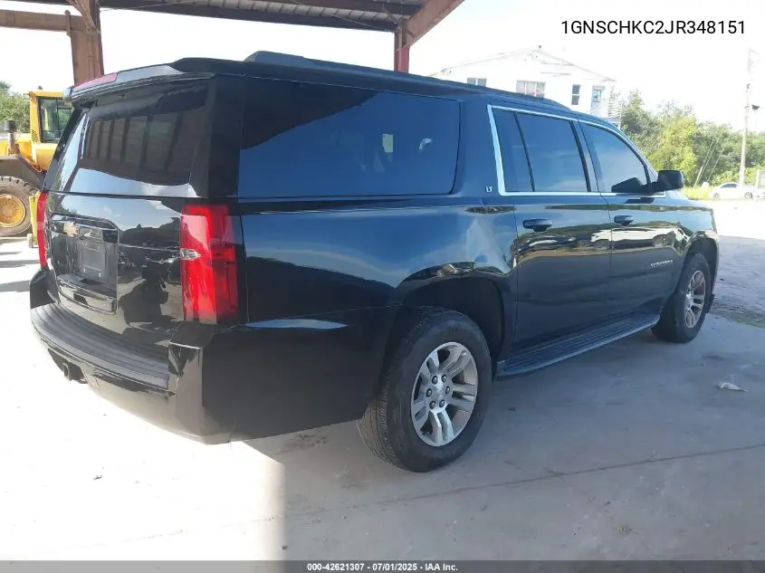 2018 Chevrolet Suburban Lt VIN: 1GNSCHKC2JR348151 Lot: 42621307
