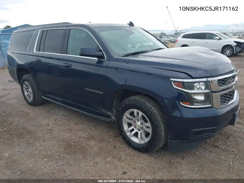 2018 Chevrolet Suburban Lt VIN: 1GNSKHKC5JR171162 Lot: 42730950
