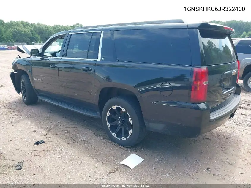2018 Chevrolet Suburban Lt VIN: 1GNSKHKC6JR322400 Lot: 42805333