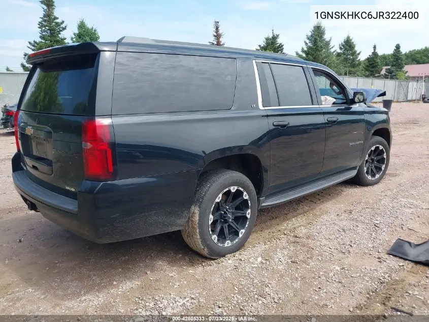 2018 Chevrolet Suburban Lt VIN: 1GNSKHKC6JR322400 Lot: 42805333