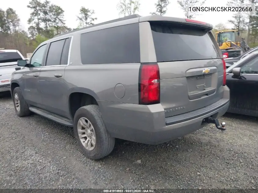 2019 Chevrolet Suburban Lt VIN: 1GNSCHKC5KR202666 Lot: 41918993