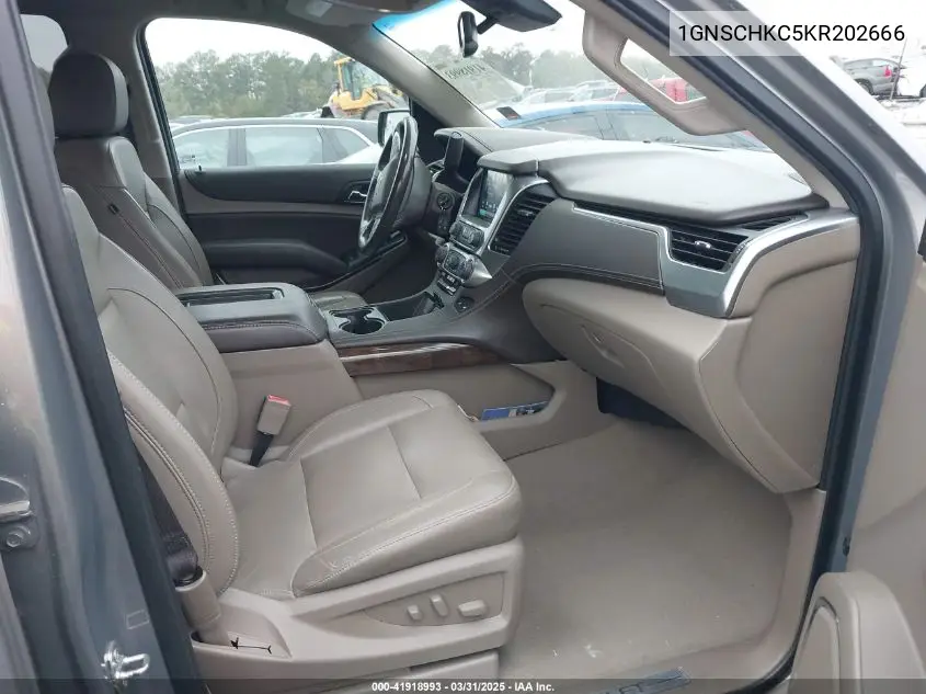 2019 Chevrolet Suburban Lt VIN: 1GNSCHKC5KR202666 Lot: 41918993