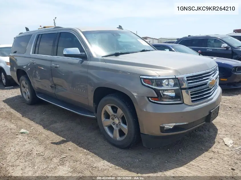 2019 Chevrolet Suburban Premier VIN: 1GNSCJKC9KR264210 Lot: 42238540