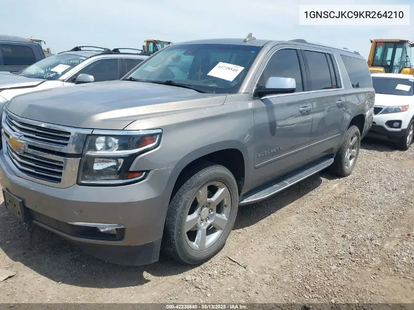 2019 Chevrolet Suburban Premier VIN: 1GNSCJKC9KR264210 Lot: 42238540