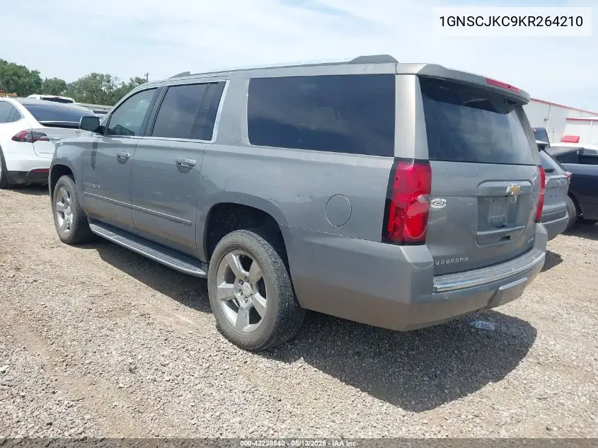 2019 Chevrolet Suburban Premier VIN: 1GNSCJKC9KR264210 Lot: 42238540