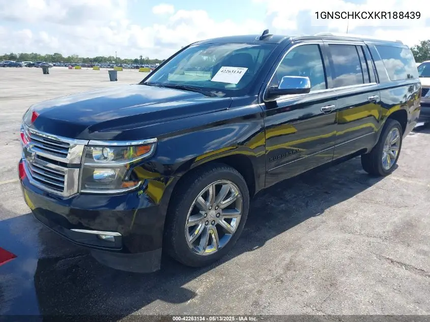 2019 Chevrolet Suburban Lt VIN: 1GNSCHKCXKR188439 Lot: 42263134