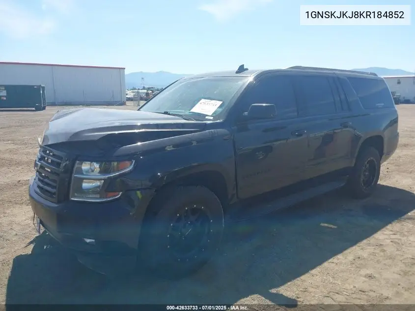 2019 Chevrolet Suburban Premier VIN: 1GNSKJKJ8KR184852 Lot: 42633733
