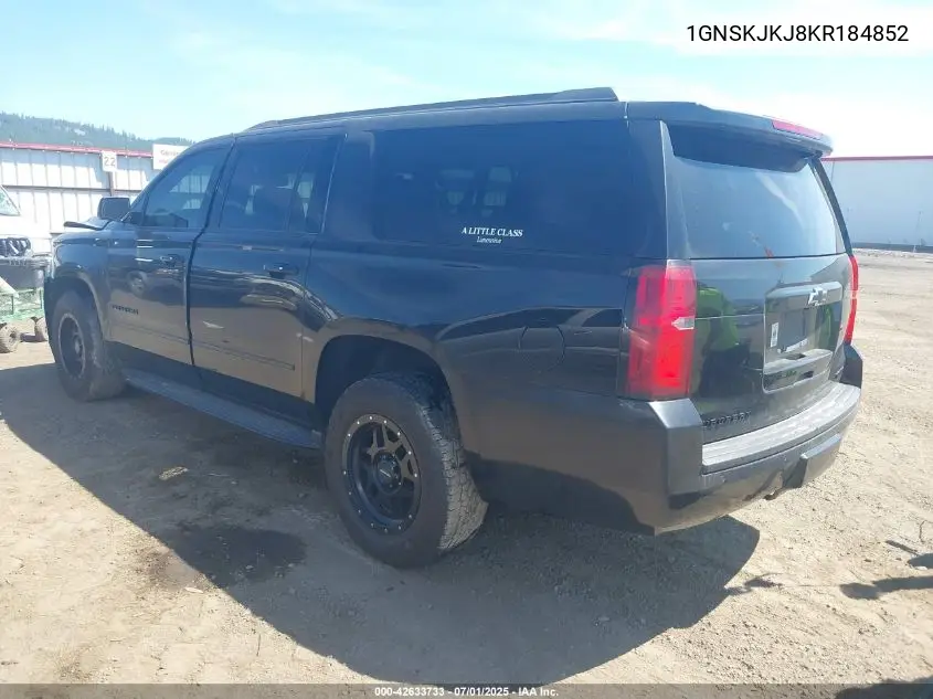 2019 Chevrolet Suburban Premier VIN: 1GNSKJKJ8KR184852 Lot: 42633733