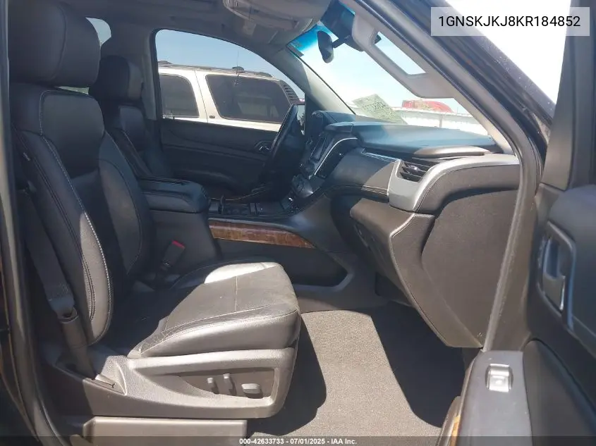 2019 Chevrolet Suburban Premier VIN: 1GNSKJKJ8KR184852 Lot: 42633733
