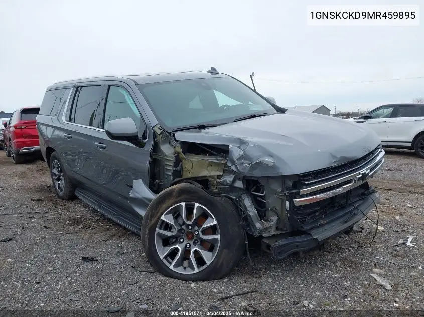 2021 Chevrolet Suburban 4Wd Lt VIN: 1GNSKCKD9MR459895 Lot: 41951571