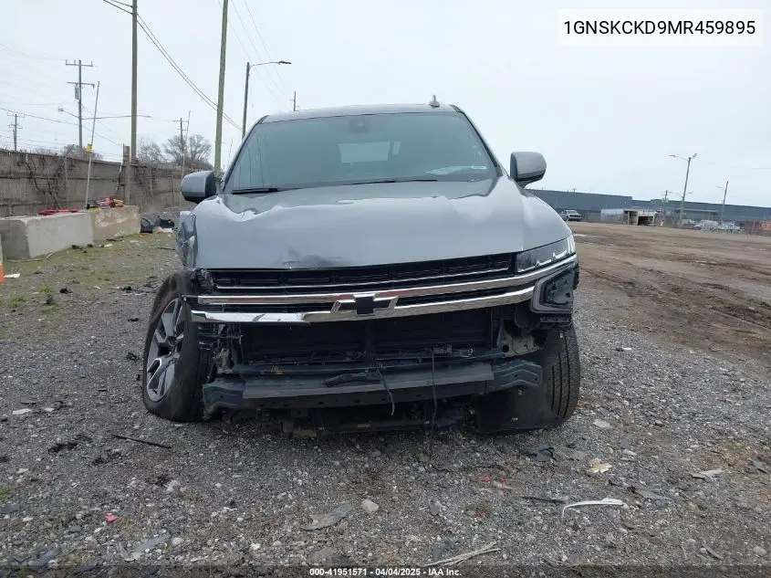 2021 Chevrolet Suburban 4Wd Lt VIN: 1GNSKCKD9MR459895 Lot: 41951571