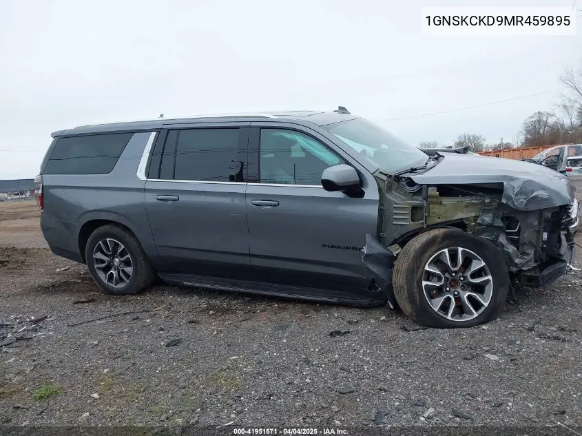 2021 Chevrolet Suburban 4Wd Lt VIN: 1GNSKCKD9MR459895 Lot: 41951571