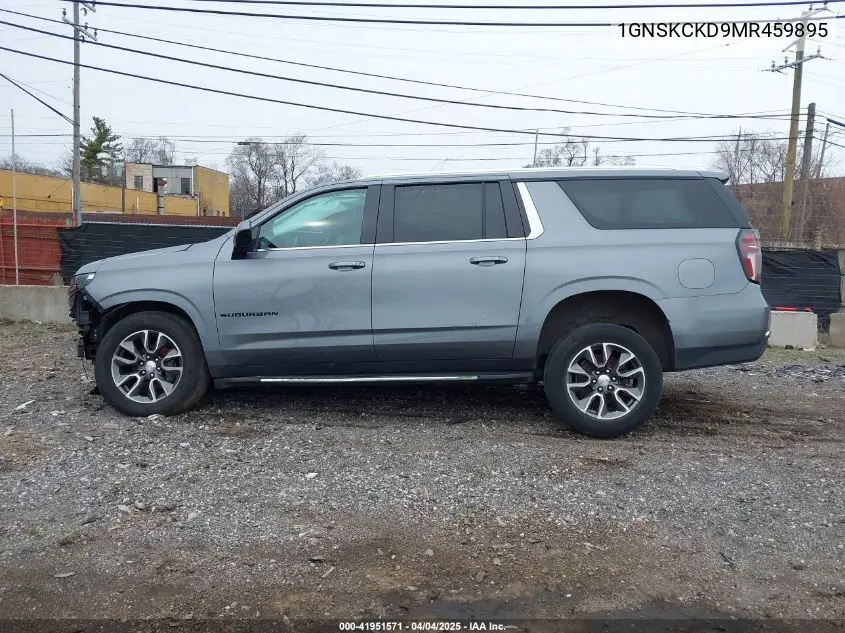 2021 Chevrolet Suburban 4Wd Lt VIN: 1GNSKCKD9MR459895 Lot: 41951571
