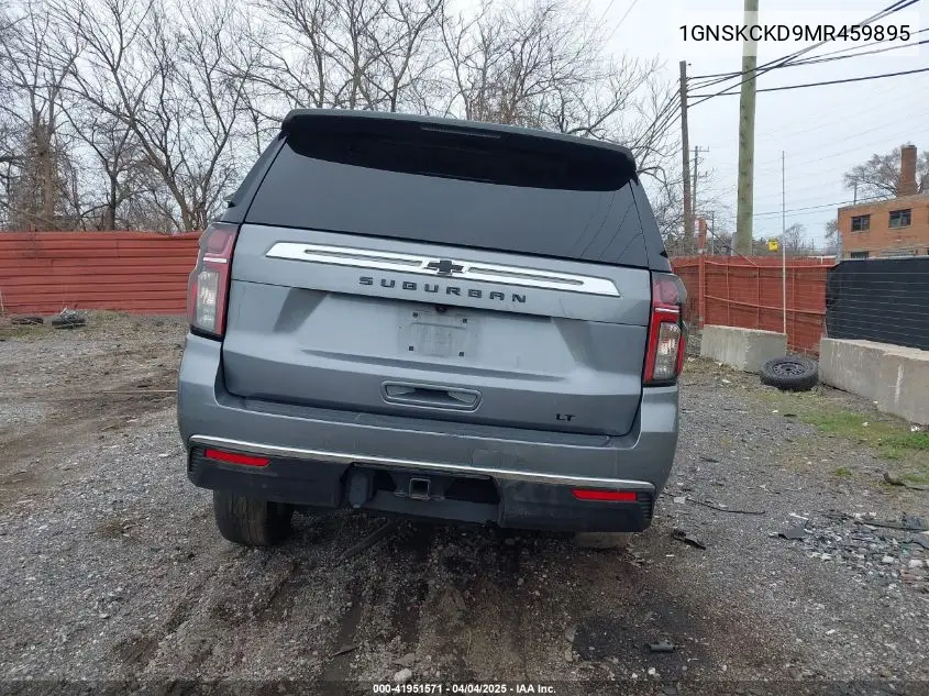 2021 Chevrolet Suburban 4Wd Lt VIN: 1GNSKCKD9MR459895 Lot: 41951571