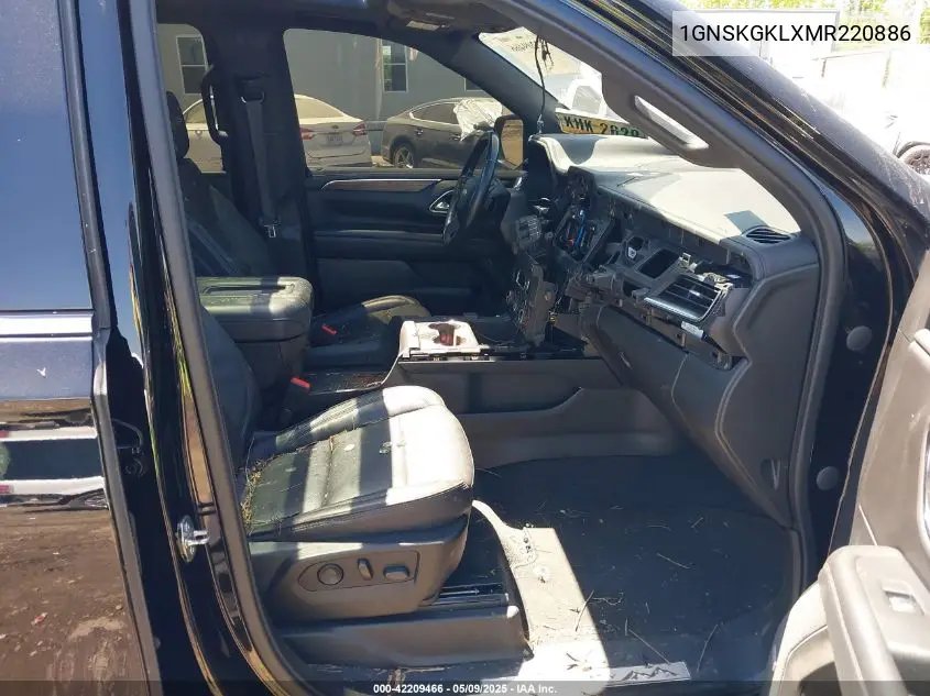 2021 Chevrolet Suburban 4Wd High Country VIN: 1GNSKGKLXMR220886 Lot: 42209466