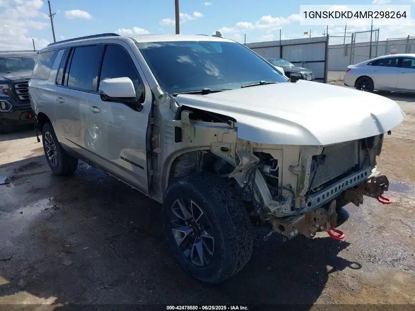 2021 Chevrolet Suburban 4Wd Z71 VIN: 1GNSKDKD4MR298264 Lot: 42478580