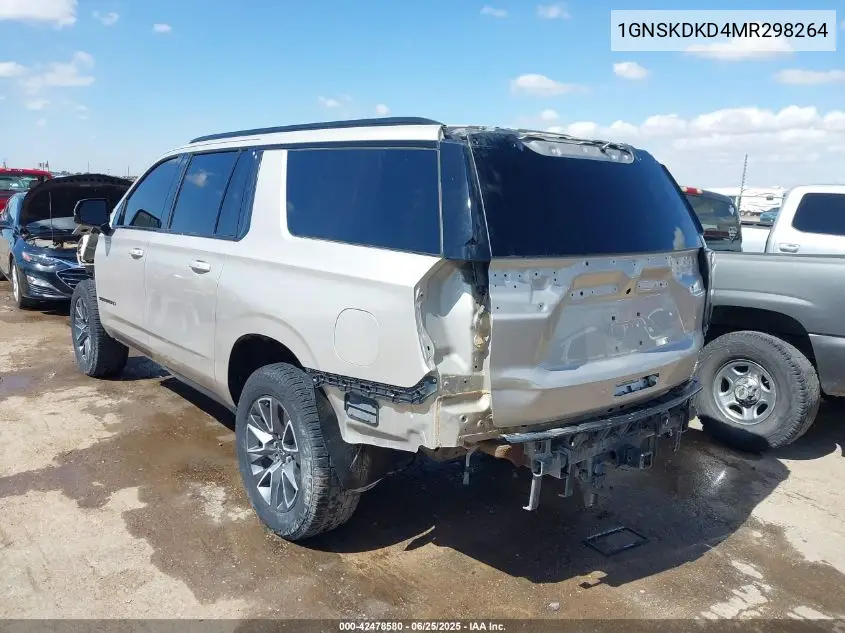 2021 Chevrolet Suburban 4Wd Z71 VIN: 1GNSKDKD4MR298264 Lot: 42478580