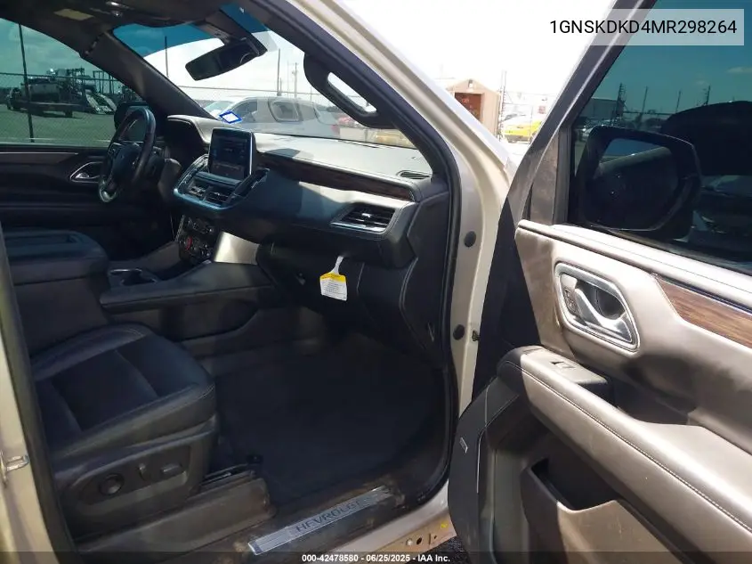 2021 Chevrolet Suburban 4Wd Z71 VIN: 1GNSKDKD4MR298264 Lot: 42478580