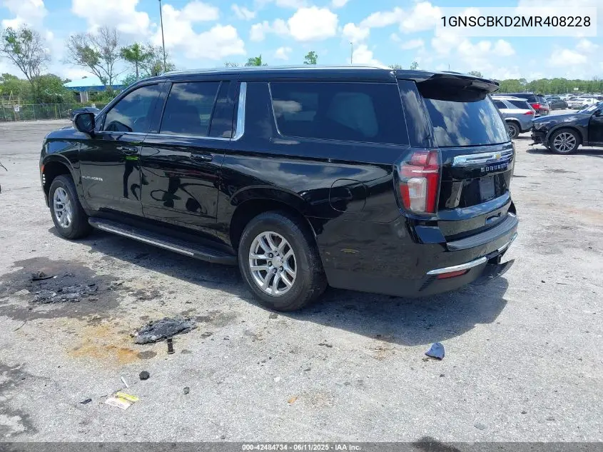 2021 Chevrolet Suburban 2Wd Ls VIN: 1GNSCBKD2MR408228 Lot: 42484734