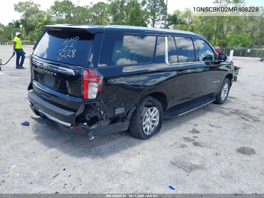 2021 Chevrolet Suburban 2Wd Ls VIN: 1GNSCBKD2MR408228 Lot: 42484734